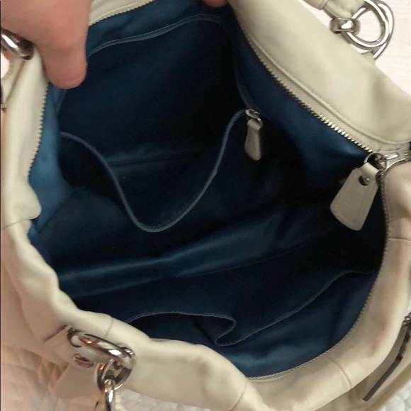 Coach cream-colored large shoulder bag - Picture 7 of 7